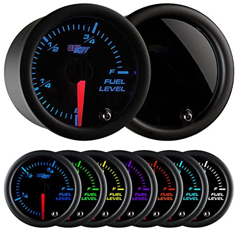 glowshift Tinted 7 Color Indicador de nivel de combustible