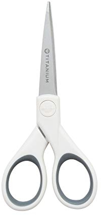 Westcott 5 Titanium Straight Scissor with Microtip - Colors may vary