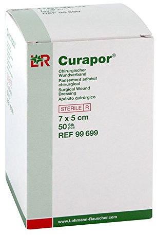 CURAPOR Wundverband steril chirurgisch 5x7 cm 50 St