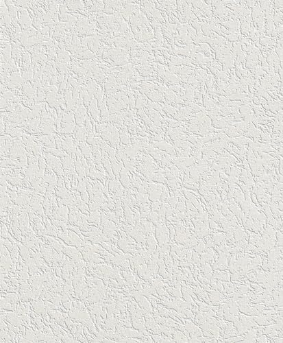 Rasch Carta da parati 444704 - Carta da parati in tessuto non tessuto, con struttura grossolana, effetto intonaco