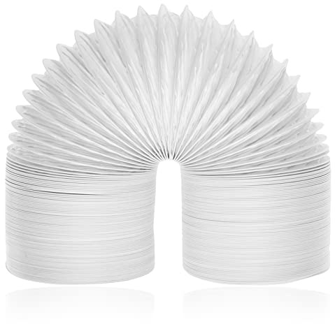 SPARES2GO 5m Extra Long Universal Condenser Vent Hose Pipe for All Makes and Models of Vented Tumble Dryer (5 Metres / 4)