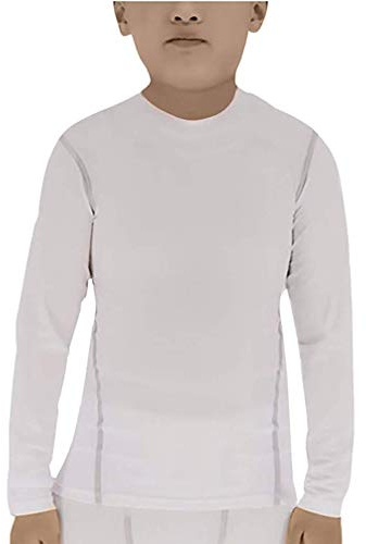 LANBAOSI Ragazzi Termico Strato di Base Ragazzi Compressione Top Manica Lunga T Shirt per Il Calcio Baseball Hockey Formazione