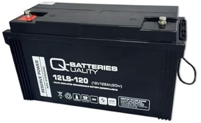 Q-Batteries 12LS-120/12 V – 128 Ah blybatteri standardtyp AGM 10 års typ