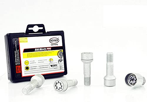 HEYNER Germany Fits Mercedes S Class Models 2006 To 2025 Stil Block PRO Locking Wheel Nuts M14x1,5 591/5