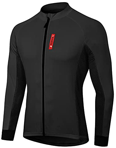 MEETWEE Maillot Cyclisme Homme, Manche Longues Vélo Jersey VTT Vêtements Séchage Respirant Cyclisme Tee Shirt