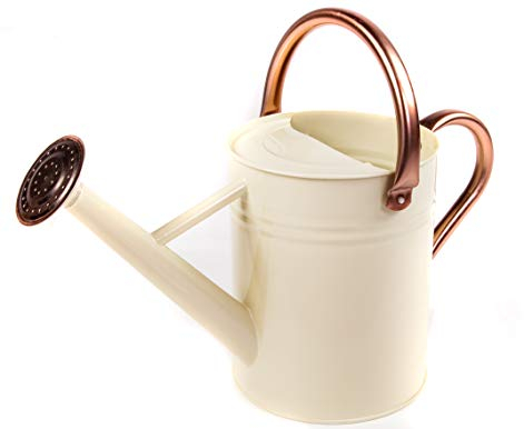 Gardman R34898 1 Gallon Watering Can, Vintage Cream