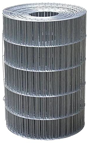 Welded Wire Mesh Garden Fencing Roll, Galvanised Aviary Fence with 0.9x3.9 Rectangular Hole, with Cutting Pliers for Chickens, Rabbits, Dogs, Vegetable Protection ( Color : Silver , Size : 0.3x2m )