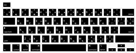MiNGFi Japanisch MacBook Tastaturschutz,Esc-Taste & Touch Bar, US/ANSI | Für MacBook Pro 13 M1/M2 A2338 (2020-2023), A2289 (2020), A2251 (2020-2021), Pro 16 A2141 (2019-2021), Silikon, Schwarz