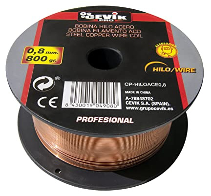 CEVIK PRO - Filo di Saldatura Alluminio MIG 0,8 mm - Bobina 0,5 kg - Filo per Saldare con Gas - Alta Fluidità e Precisione - Uso Tecnico e Professionale