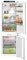 Bosch Frigorífico Combi, Integrable, 56 cm, Serie 6, NoFrost, VitaFresh XXL, Blanco, KIN86ADD0.