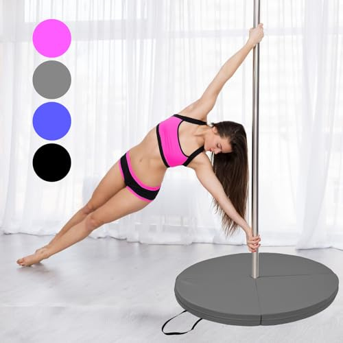 Tanzstangenmatte Matte Tanzstange Ø 120cm 5 oder 10 cm dick Pole Dance Matte Polematte Stangentanz Sturzmatte Schutzmatte Fitnessmatte