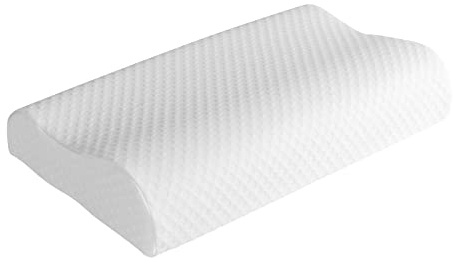 Good Nite Memory Foam Groove Cervical Neck Support Pillow for Neck Relaxation of muscles Firm Head/Cervical Spine/Back 60x35x11/9cm