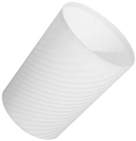 Cabilock Poubelle De Bureau Corbeille Pour Poubelle Pour Chambre Bac à Papier Toilette Conteneur De Recyclage s Modernes Carton Plastique Blanche Extérieur