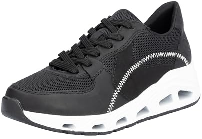 Rieker dam N5240 sneakers, svart, 38 EU, svart, 38 EU