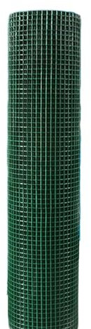 Yqyc Valla de Jardín de Malla de Alambre Soldada Recubierta de Vinilo Verde, Barrera de Animales con Borde de Cercado de Alambre de Metal, para Hogar y Jardín (Size : 1.2m(H))