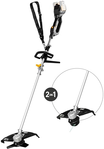 TEXAS BCX 2020 Akku Rasentrimmer Freischneider (20 Volt, 2 Arbeitsgeschwindigkeiten (4500/6000 U/min), inklusive 3-Zahn Messer und Fadenspule, ohne Akku und Ladegerät)