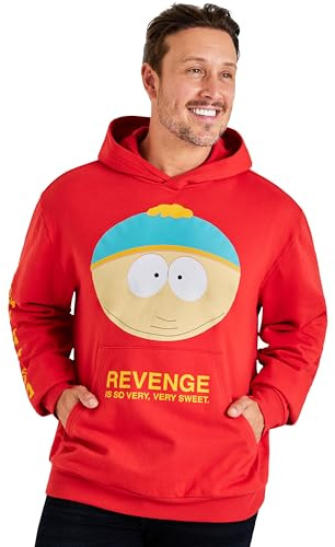 South Park Felpa con Cappuccio Uomo, Comodo Elegante Felpe - Regalo Uomo