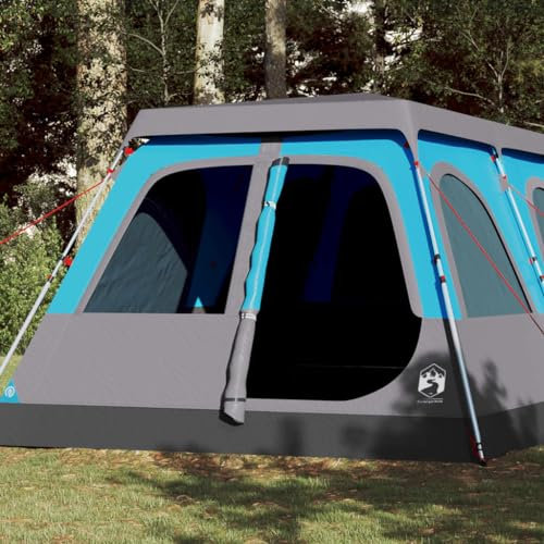 Rantry Familienzelt mit Kuppel für 10 Personen, blau, für Möbel, Campingzelt, Strandzelt, Trekkingzelt