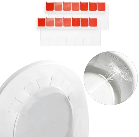 2 Stück Universeller Urinschutz für Toilettensitz Transparenter Töpfchentraining Pee Spritzschutz Toilettensitz Spritzschutz WC-Urinschutz Entworfen Töpfchentraining Geeignet für Kinder und Erwachsene