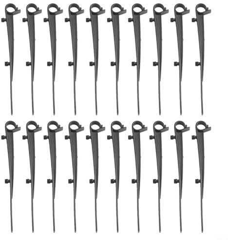 20 Pieces Gutter Brush Accessories, Plastic Gutter Brush Clip, 150Mm Length, For Gutters With Perforated Or Mesh Gutter Guard