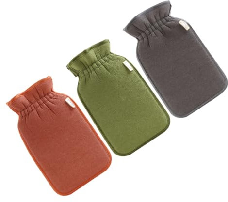 FRCOLOR 3pcs Heavy-duty Exfoliating Gloves Dual-sided Scrub Mitts Shower Gloves Wash for Shower Body Exfoliating Tool