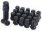 Yizhet Tuercas de Rueda M12 x 1,25, 20 Piezas Tuercas de Rueda para Autos con Cónica Cono 60°, HEX19, Compatible con Nissan, Subaru, Lada, Suzuki, Negro
