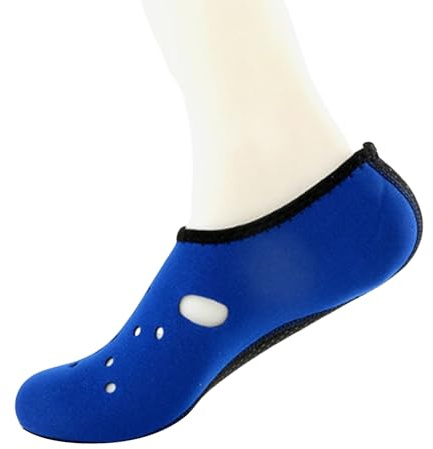 1. Calcetines de natación de secado rápido para hombres y mujeres, suela reforzada antideslizante, esnórquel, playa, surf, actividades acuáticas, calzado de natación antideslizante, calzado de playa