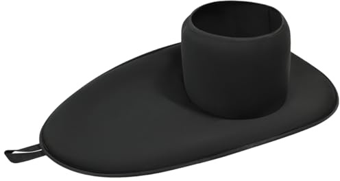 YUNGLOO Gonna paraspruzzi rinforzata con impugnatura antiscivolo e cintura a sgancio rapido per una maggiore resistenza all'acqua Kayak Deck Cover con impugnatura