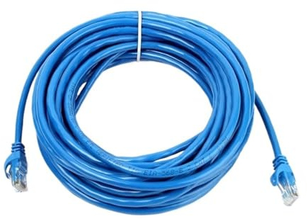 Generico Cavo Ethernet Cat6/6e 5M/10M/20M/30M Connettività di rete LAN con connettore RJ45 for sistema di telecamere di sicurezza IP(30M)