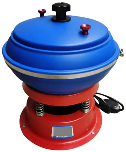 Rock Polisher, Vibratory Tumbler Jewelry Polishing Machine with Drum Stone Kit - Ultrasonic Cleaner for Precious Stones
