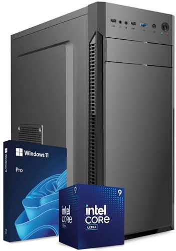 PC Fisso Intel Core Ultra 9 285K AI Integrata • Scheda Video RTX 5060 8GB • RAM 16GB DDR5 • SSD 500GB NVMe M.2 • WiFi AC e Bluetooth • HDMI • USB 3.2 • Computer Fisso Desktop Windows 11 Pro