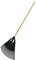 Fiskars Laubbesen, 27 Zinken, Breite 65 cm, Kunststoff-Zinken/Holz-Stiel, Schwarz/Holz, XL, Classic, 1001584