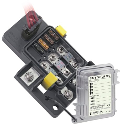 Blue Sea Systems 7725 Safety HUB Fuse Block 100 RBS