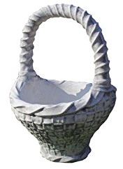 Antikes Wohndesign 2 x Stein Pflanzschale Blumenkübel Pflanzkübel Blumentopf Pflanzkorb Blumenkorb Höhe: 75cm