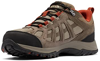 Columbia Redmond III WP wasserdichte Wanderschuhe für Herren, Braun (Pebble x Dark Sienna), 44 EU