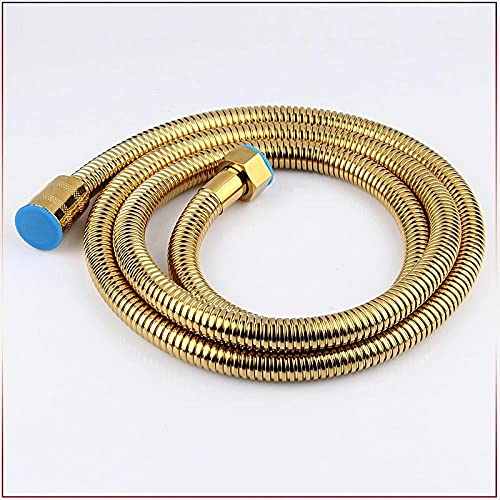 Tappeti Design Duschschlauch Badezimmer 1,5 m 2 m 3 m 4 m 5 m Duschrohr aus Edelstahl Federrohr Badezimmerzubehör Hochwertiger Schlauch-Gold