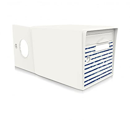 Boîte aux Lettres Blanc Ivoire 2 Portes Bord de mer