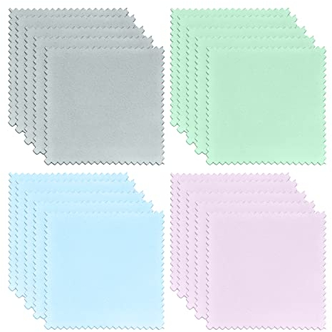 Paquete de 20 paños de Limpieza de Joyas, paños de Pulido Reutilizables, Accesorios de protección antioxidante, paño de Limpieza de Joyas, Kits de Limpieza de Joyas, para Perlas, joyería de Platino