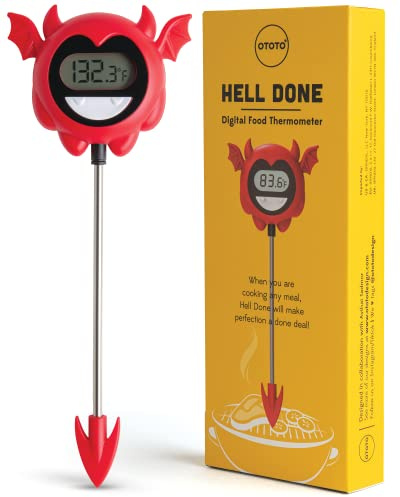 Hell Done Meat Thermometer for Grill and Cooking