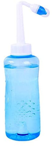 DHliIQQ Naso Sistema di Lavaggio Nasale Pot Allergie Sinusali Sollievo Risciacquare Bambini 300/500mL Blu Attrezzature Pratiche Adulti Bot Plastica D3S8 Neti