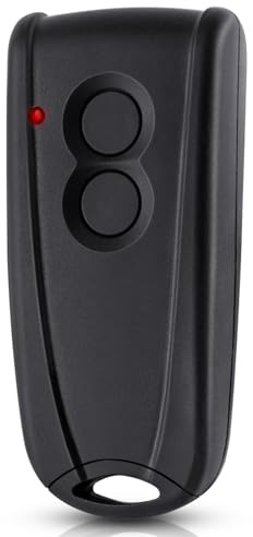 pepape Abridor de puerta de garaje mando a distancia para emisor manual EcoStar RSC2-433 RSE2-433, compatible con el accionamiento de puerta de garaje Hörmann Liftronic 500/700/800, Portronic D2500