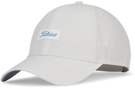 Titleist Damen Baseball Cap White Mittel/Large Klassisch Golf Sommer Einfarbig Polyester Bequem