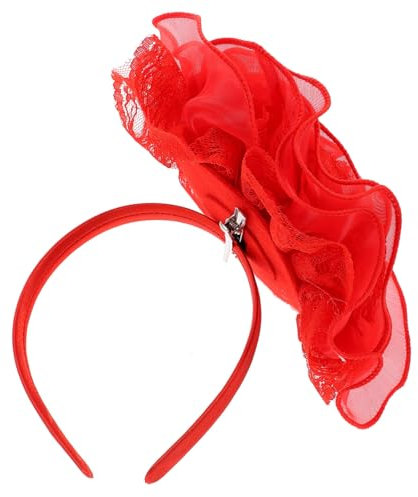 Ipetboom Vintage Blumenstirnband Für Damen Elegantes Haarschmuck Mit Großen Spitzenblüten Für Hochzeiten Partys Fotografie Und Besondere Anlässe Einfach Zu Tragen Und Stilvoll