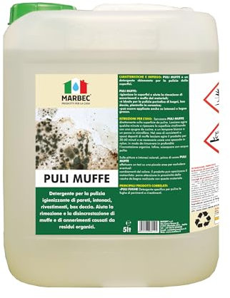 MARBEC PULI MUFFE 5LT Detergente iginizzante per la rimozione di macchie e annerimenti