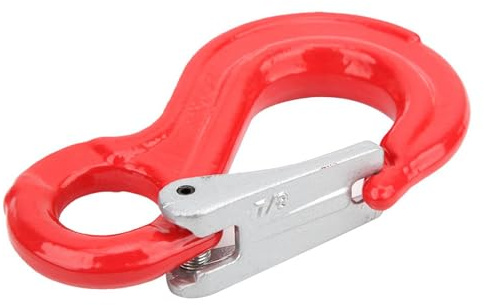 Heavy Duty 2ton Hubing Haken mit Sicherheitsriegel - Legierterstahlkran -Hufhaken für den Schiffbau und Industrielle Anwendungen