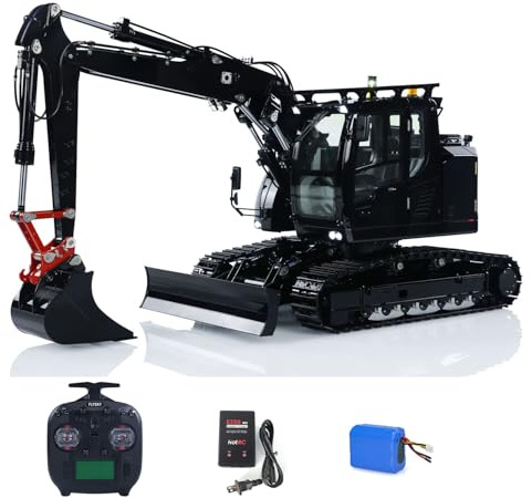 TOUCAN RC HOBBY 1/14 Metall RC Hydraulik Bagger LR 914 5 Wege Ventil Fernbedienung Bagger Modell RTR BAU Fahrzeug ST8 Radio Batterie