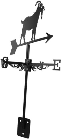 Abaodam Girouette Indicateur De Direction Vent Métal Décorative pour Jardin Toit
