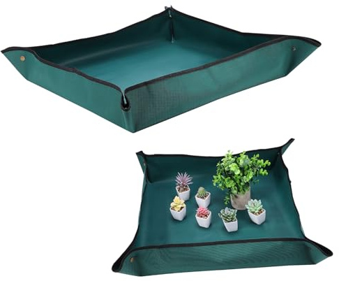 ibasenice Repotting Mat Potting Mat for Indoor Plants Succulent Compost and House Plant Soil Use As Kneeling Pad for Gardening