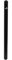 SECURIT - Colonna Posacenere - Per Bar, Ristoranti, Pub, Negozi - Acciaio Inox Rivestito - Colore Nero - 100 cm