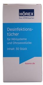 Hörex Hörgeräte-Reinigungstücher für Hörgeräte. Neuware